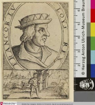 LOYS REX FRANCOR. LV [Ludwig X. ; Ludwig, der Zänker; Louis X le Hutin]