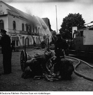 Feuerwehrübung Bühlau, Kurhaus
