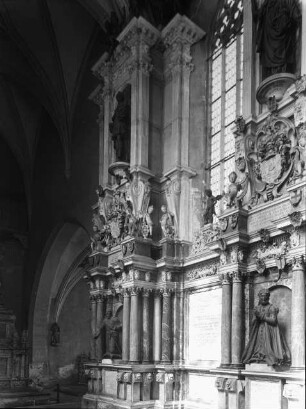 Freiberg (Sachsen), St. Marien, Fürstengruft; Gesamtplanung Aus- und Umbau des gotischen Langchores zur Fürstengruft von Giovanni Maria Nosseni ab 1585 (ausgeführt 1589-1594); Nosseni, Giovanni Maria
