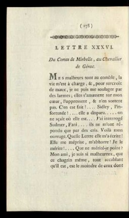Lettre XXXVI.