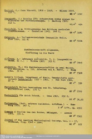 Musikwissenschaft allgemein, Einführung in die Musik