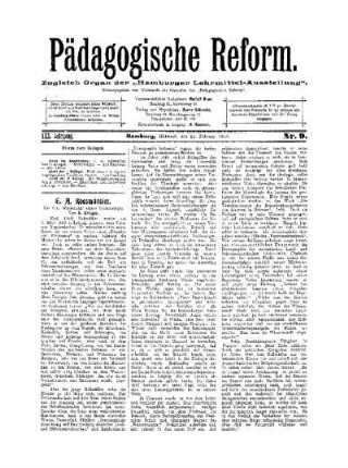 E. A. Rossmässler : Zur 100. Wiederkehr seines Geburtstages