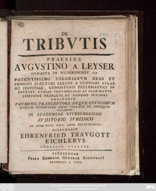De Tribvtis