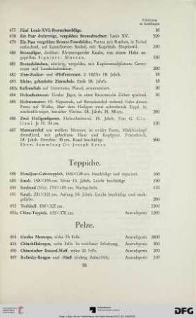 Teppiche (Nr. 488-492a)