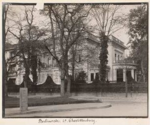 Einzelwohnhaus Berliner Straße 25, Berlin-Charlottenburg: Ansicht (aus: Julius Kohte, Alt-Berlin, Bauwerke in Berlin und Charlottenburg, aufgenommen 1907-1914)