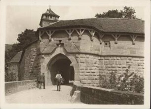Rothenburg ob der Tauber. Spitaltor, Eingang zur Spitalbastei (17. Jahrhundert)