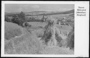 Wehrsdorf. Blick auf Wehrsdorf