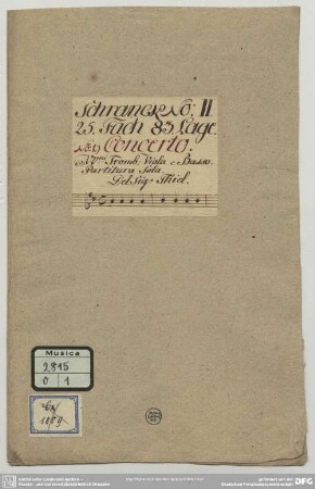 Concertos - Mus.2815-O-1 : iSol (3), strings, bc - D