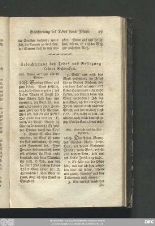 Erleichterung des Todes und Besiegung seiner Schrecken.