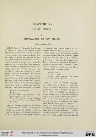 Chapitre XV: Le XVe siècle