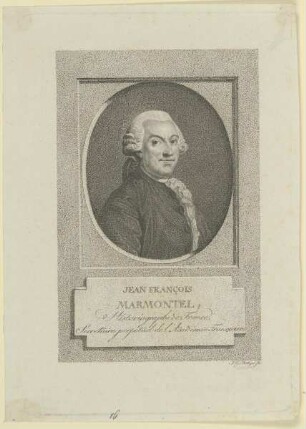 Bildnis des Jean Francois Marmontel