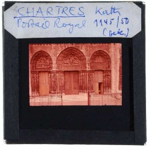 Chartres, Kathedrale Notre-Dame : Mittelportal, Königsportal