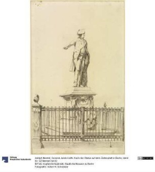 General Jakob Keith. Nach der Statue auf dem Zietenplatz in Berlin