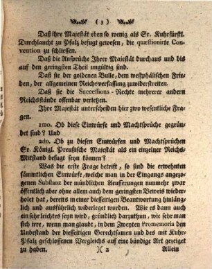 Kaiserl. Königl. Gesandtschafts-Aeußerung abgelegt in Curia den 10. April 1778.