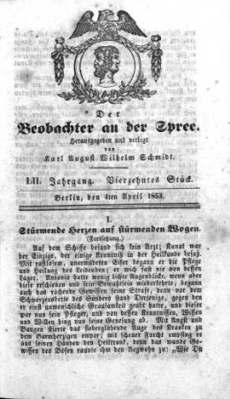 14. Stück, 4. April 1853