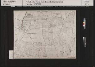 Leipziger Braunkohlengebiet mit dem staatlichen Erwerb zum Abbau der Kohle; Fluren Zwenkau, Staatsforstrevier Die Harth, Kotzschbar, Zeschwitz, Stöhna, Löbschütz, Böhlen, Imnitz, Rüssen, Pulgar, Spahnsdorf und Gaulis