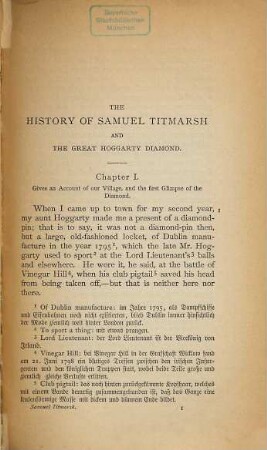 Samuel Titmarsh and the great Hoggarty diamond : Mit dt. Erklärungen von George Boyle