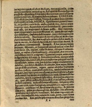 Georgii Ernesti Stahlii ... Propempticon Inavgvrale De Constantia Medica