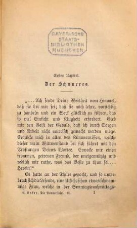 Die Nonnensusel : ein Bauernroman aus dem Pfälzer Wasgau, 2. Band