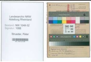 Entnazifizierung Peter Strueder , geb. 27.11.1906 (Beamter)