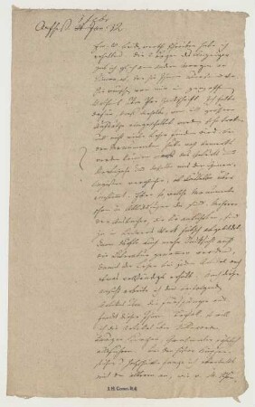 Briefkonzepte von Joseph Heller - Staatsbibliothek Bamberg JH.Comm.lit.4(1832