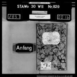 Zivilstandsregister Wahle (Kanton Bettmar)