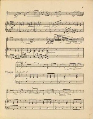 Adagio, Thema et Variationen für Waldhorn mit Begleitung des Pianoforte