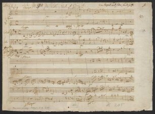 Divertimenti; cor (2), strings; D-Dur; KV 205; KV 167A
