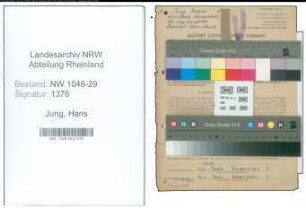 Entnazifizierung Hans Jung , geb. 01.01.1918 (Beamter)