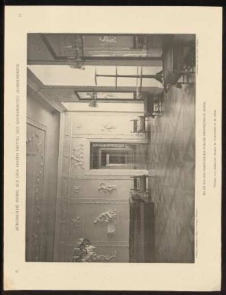 Taf. 13. Salon mit Divan, Sesseln und Hockern aus dem herzoglichen Scloss Friedenstein zu Gotha.