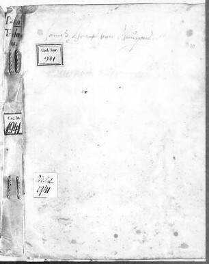 Conradi Braun tractatus de quinquennali visitatione monasteriorum dioecesis Herbipolitanae - BSB Clm 1941