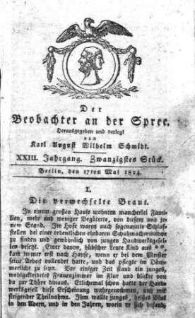 20. Stueck, 17. Mai 1824