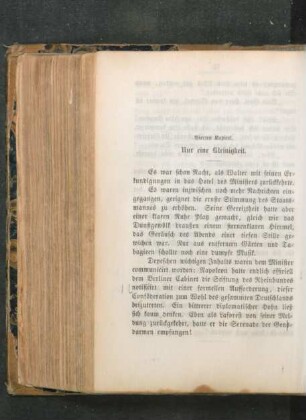 Viertes Kapitel. Nur eine Kleinigkeit.