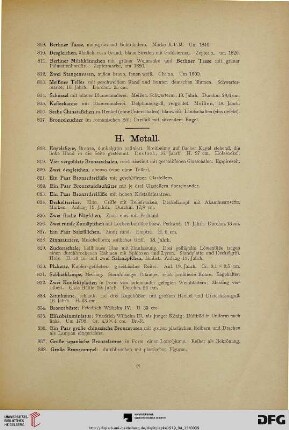 H. Metall (Nr. 818-969)