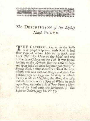 The Description of the Eighty Ninth Plate