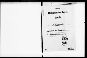 Organisation des Bundesministeriums des Innern