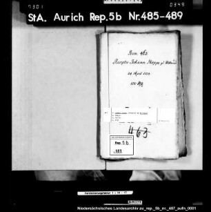 Ursprünglicher Gläubiger: Johann Hoppe, Rezeptor zu Wittmund Gläubiger im Jahre 1744: Johann Hoppe, Rezeptor zu Wittmund Höhe des Kredits bzw. der Schuld: 100 Reichstaler Jahr der Aufnahme des Kredits bzw. Jahr des Entstehens der Schuld: 1734