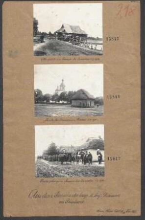In Galizien und Rußland: Trupp gefangener Russen bei Ianowka 01.07.1916