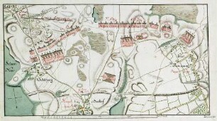 WHK 42 Verschiedene Revüen und Manöver: Lager und Manöver bei Busdorf bei Schleswig im Herbst 1789
