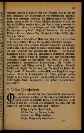 35-52, 4. Unsere Unterseeboote