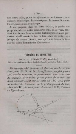 Théorème de géométrie.