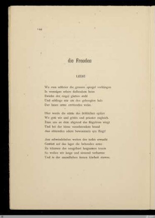 die Freuden / Paul Gérardy