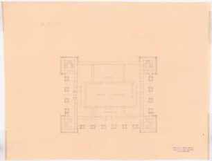 Stadion, Posen: Grundriss Turnhalle 1:200