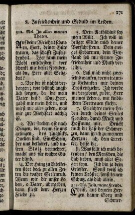 8. Zufriedenheit und Geduld im Leiden.