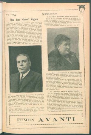De viaje : Don José Manuel Miguez