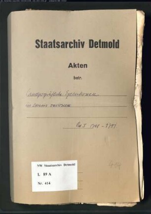 Landgogräfliche Exekutionen in causis variorum (Vollstreckung von Ansprüchen gegen verschiedene Personen), Band 1
