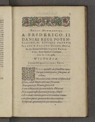 Belli Ditmarsici Descriptio