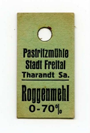 Roggenmehl Pastritzmühle Freital