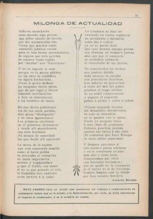 Milonga de actualidad