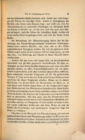 Über die Fortpflanzung der Wärme : (vorgelegt in der Sitzung am 16. April 1863)
